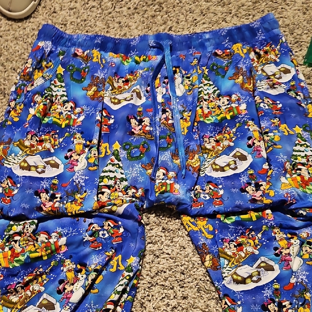 Resort To Smooth Bamboo Mickey Christmas Women's Joggers Xl